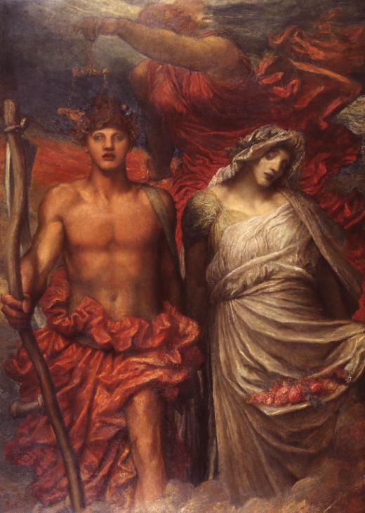 Time, Death and Judgement 1900 by George Frederic Watts 1817-1904